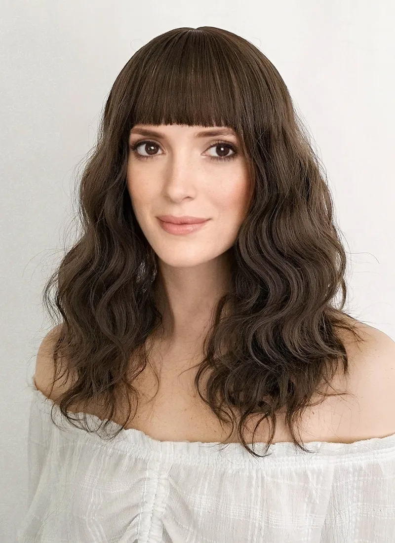 Stranger Things Joyce Byers Brunette Wavy Synthetic Wig NS065A