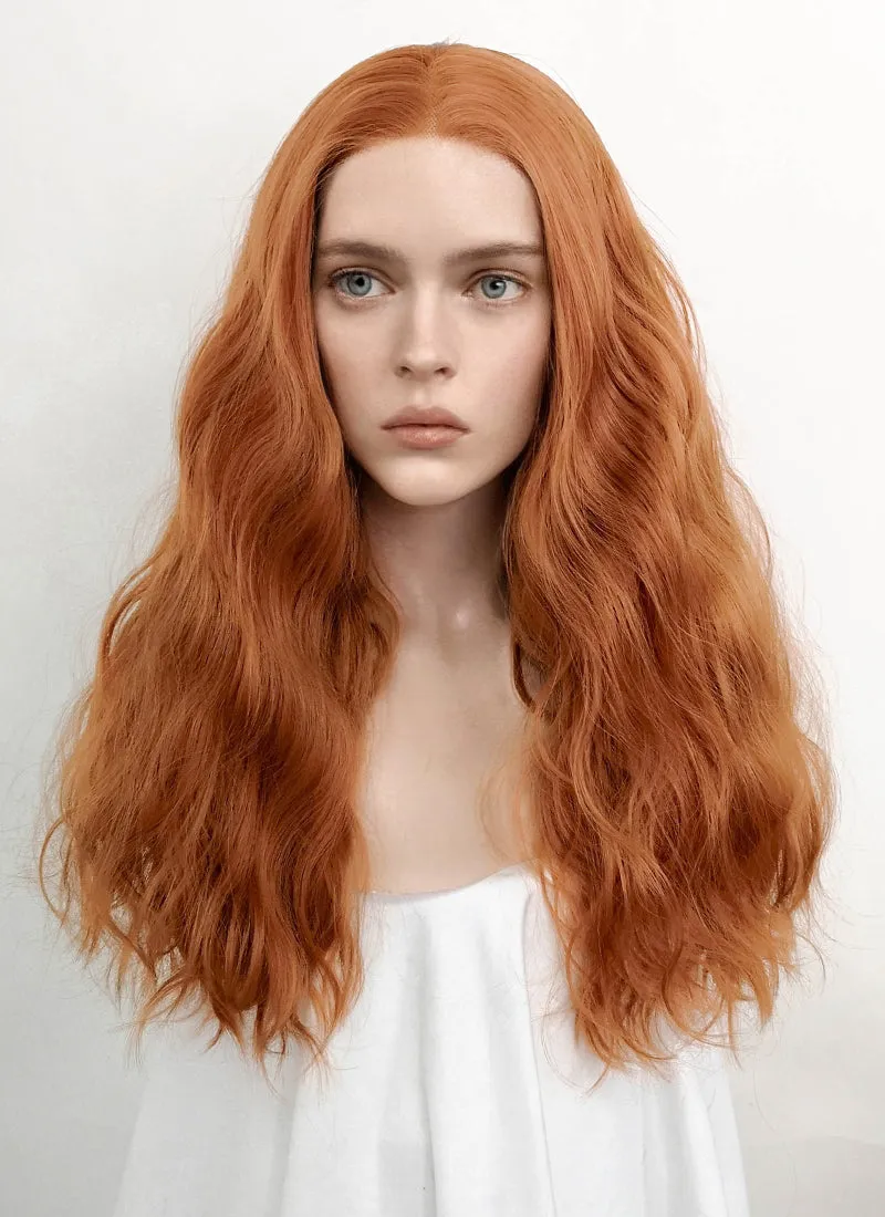 Stranger Things Max Mayfield Ginger Wavy Lace Front Wig LFK5531A