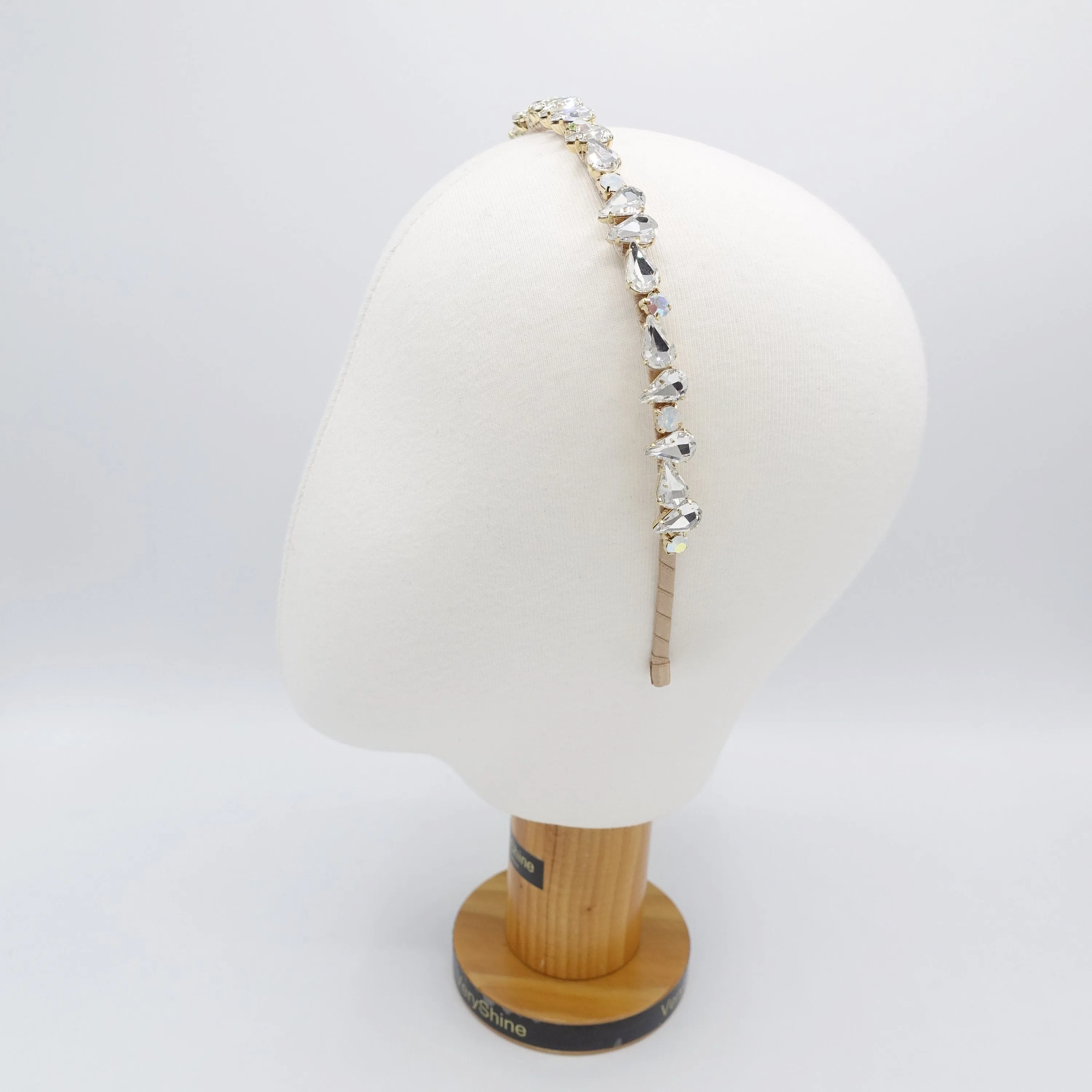 waterdrop headband, luxury crystal headband, dress headband for women