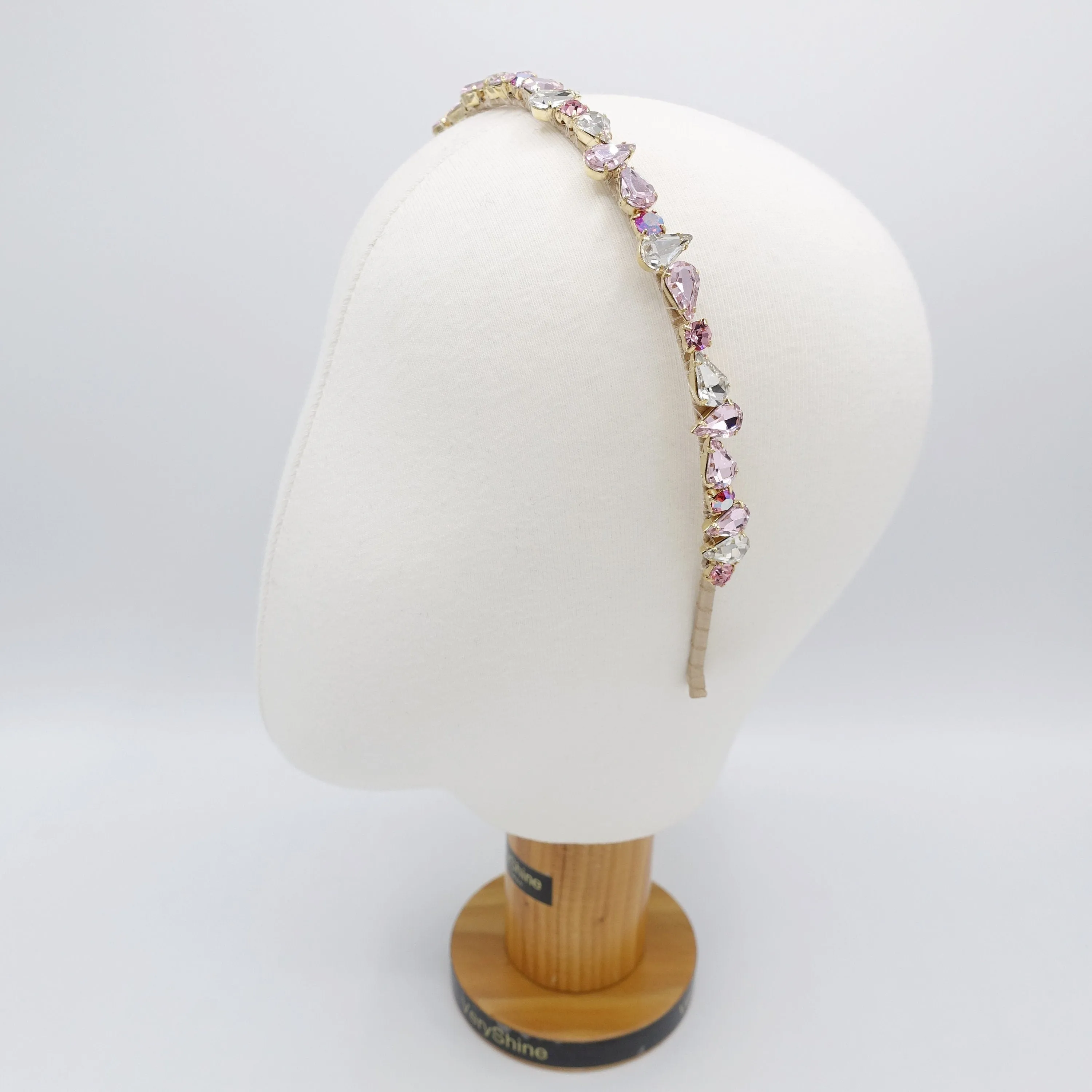 waterdrop headband, luxury crystal headband, dress headband for women